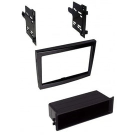 POR911B Dash Kit Fits select 2005-12 Porsche Single/Double-DIN Black
