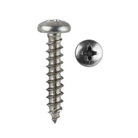 Install Bay PPHSS101 #10 X 1 18-8 PHIL PAN HEAD SS - Bag of 100