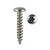 Install Bay PPHSS101 #10 X 1 18-8 PHIL PAN HEAD SS - Bag of 100