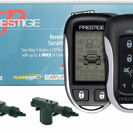 Prestige APS997ZLR Two Way LCD Remote Start / Keyless Entry & Security System with Over 1 Mile Operating Range + 2 Absolute Universal Door Lock