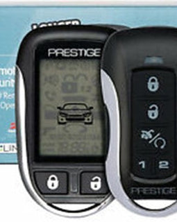 Prestige APS997ZLR Two-Way LCD Confirming Remote Start & Alarm 1-Mile Range + Absolute Magnet Holder