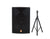 MR DJ PRO118S-B Powerful PRO PA DJ Single 18" Passive Speaker with Stand