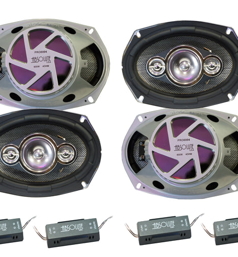 2 Pair Absolute USA PRO6994 Pro Series 6x9