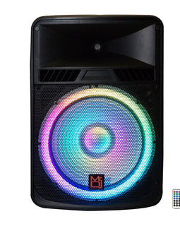 18" PA DJ 4000W Power Active Speaker Battery/Bluetooth/Amplifier/SD/USB/FM
