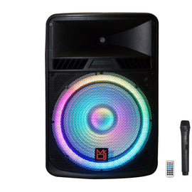 18" PA DJ 4000W Power Active Speaker Battery/Bluetooth/Amplifier/SD/USB/FM