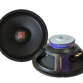 MR DJ PRODW1200 Subwoofer 600W 12" PRO PA DJ Home Audio Raw Speaker 8 ohm Woofer