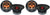 2 Pair DC Sound PROMID65P 6.5" 500W Mid-Range Aluminum Bullet Loudspeaker