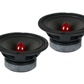 DC Sound PROMID65P 6.5" 500W Mid-Range Aluminum Bullet Loudspeaker Pair