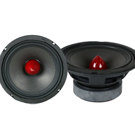 DC Sound PROMID65P 6.5" 500W Mid-Range Aluminum Bullet Loudspeaker + Flat Box