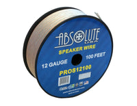 Absolute PROS12100 12 Gauge 100FT PRO PA DJ Car Home Marine Audio Speaker Wire Cable