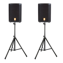 2 MR DJ PROX8PA PRO Battery Powered Active Portable PA Speaker All-in-One + Stand