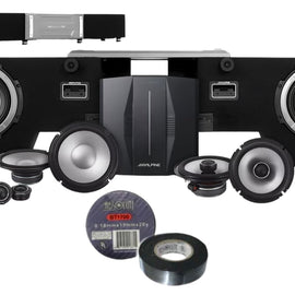 Alpine PSS-23FORD-F150 8-Speaker Audio System Fits 2015-2025 Ford F-150 Bundle