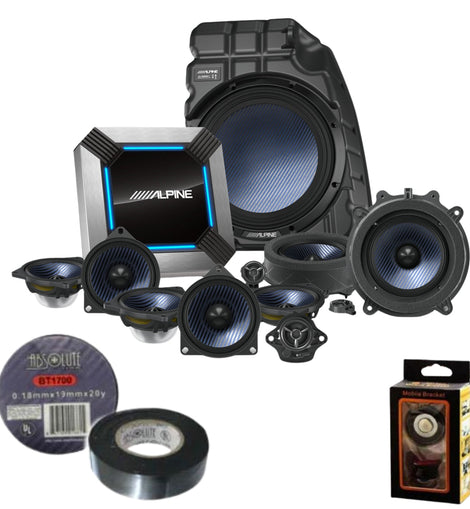 Alpine PSS-TSLA-223P 13-Speaker Fit the 2022-Up Tesla Model 3 Factory Premium Audio Bundle