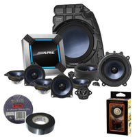 Alpine PSS-TSLA-223 11/13-Speaker Sound System Upgrade Fit 2022-Up Tesla Model 3 Bundle