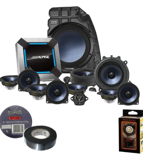 Alpine PSS-TSLA-M3P Tesla Model 3 Premium 13-Speaker Sound System Upgrade Bundle