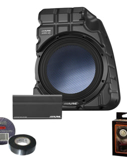 Alpine PSS-TSUB-TYA 10” Subwoofer & Amplifier Upgrade Kit for 2020-2025 Tesla Model Y Bundle