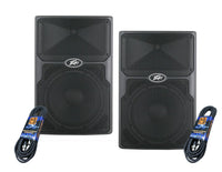 2 PVXP12 DSP Bluetooth 980W 12 Inch Powered Speakers 1.4" Driver + XLR Cable