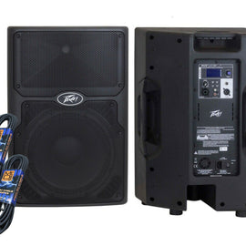 Peavey PVXP12 DSP 12 inch Powered Speaker 830W 12" Powered Speaker with 1.4" Compression Driver,+ Free Mr. Dj XLR Cable