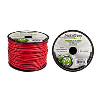 Install Bay PWRD14500 Primary Wire 14 Gauge All Copper Red Coil - 500 ft