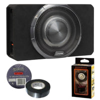 Alpine PWV-SB10 10" BassRev Powered Subwoofer Enclosure Bundle