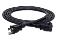 Hosa PWX-425 14-gauge NEMA 5-15P to NEMA 5-15R Power Extension Cord 25 foot