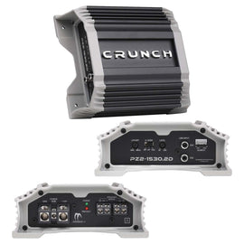 Crunch PZ2-1530.2D 1500 Watt Amplifier 2-Channel Car Audio Amplifier