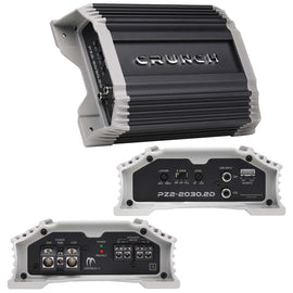 Crunch PZ2-2030.2D 2000 Watt Amplifier 2-Channel Car Audio Amplifier.