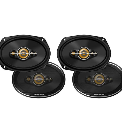 2 Pair Pioneer TS-A6991F 1400W 6x9
