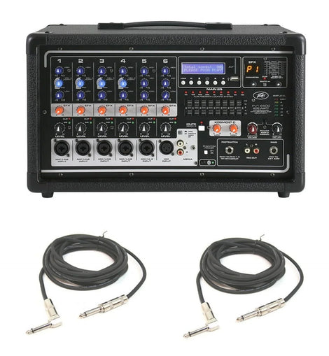 Peavey PVi 6500 6-channel 400W All in One Powered Mixer Amplifier with 2 1/4