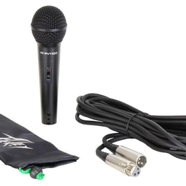 2 Peavey PVI100XLR Wired Dynamic Cardioid Microphone+Mic Clip+Cable+Mic Stand
