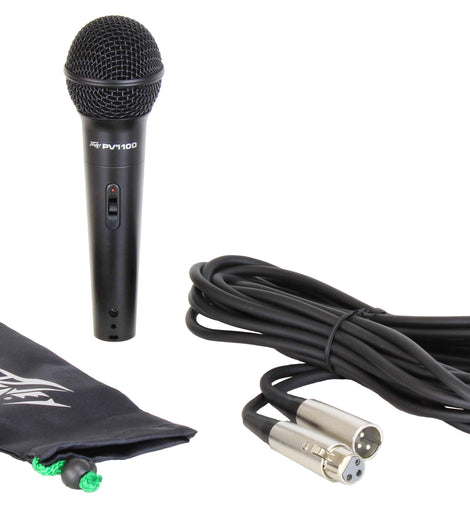 Peavey PVI 100 XLR Dynamic Cardioid Microphone with XLR Cable