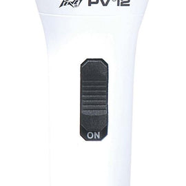 Peavey PVI 2W 1/4" White Cardioid Unidirectional Dynamic Vocal Microphone with 1/4" Cable