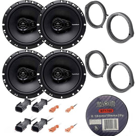 Rockford Fosgate R165x3-HSB524-72-7800 Front & Rear Speakers