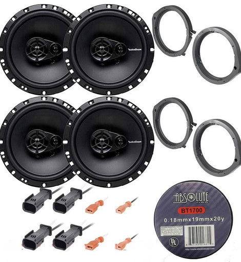 Rockford Fosgate R165x3-HSB524-72-7800 Front & Rear Speakers