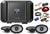 4 Alpine R2-S69 300W 6x9" 2-Way Speakers + R2-A60F 4-Channel Amplifier + Amp Kit