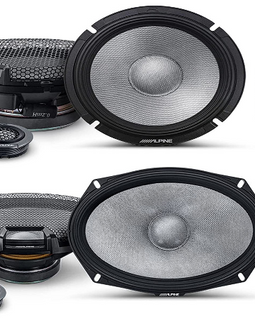 Alpine R2-S65C 6.5" & R2-S69C 6x9" Component Car Audio Speakers
