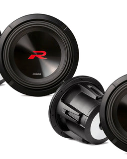 2 Alpine R2-W12D2 Car Subwoofer 2250W 12" R-Series Dual 2-Ohm Car Subwoofer