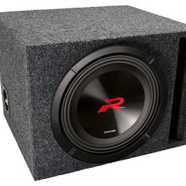 Alpine R2-W10D4 10" Subwoofer with Absolute Vented Subwoofer Enclosure Box