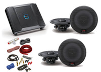 Alpine R2-S65 6.5" Coax speakers + R2-A60F 600W 4-Ch Amp + Wiring Amp Kit