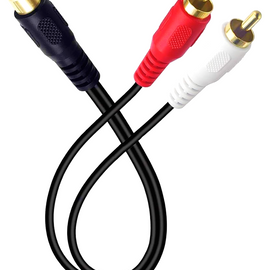 2 Absolute 1F2M RCA Interconnect Cable Wire Marine Car Amplifier Stereo Home Audio