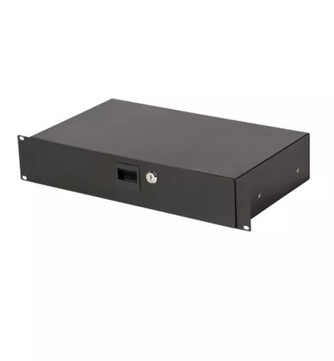 On-Stage RDLS2000 2U Locking Rack Drawer (Shallow)