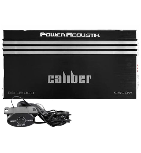 Power Acoustik  RE1-4500D 4500W Power Class-D Mono Subwoofer Car Amplifier Remote Control