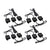 PowerSports RGB2-4KT MPS RGB 4 String LED Rock Light Set, used with RGB-CB2