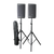 Gator Rok-It RI-SPKRSTDSET-200-AL Aluminum Tripod Speaker Stand Set with Bag