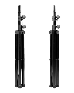 Gator Rok-It RI-SPKRSTDSET-250-AL Aluminum Tripod Speaker Stand Set with Deluxe Bag
