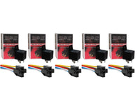 Absolute 12V 30/40 Amp SPDT Automotive Marine Bosch Tyco Style 5 Pin Relay & Wires & Harness Socket 5 PACK