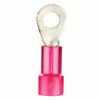 Install Bay RNRT516 Red Nylon Ring Terminal 22-18 Gauge 5/16 inch - Package of 100