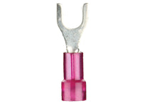 Install Bay RNST6 Red Nylon Spade Terminal 22-18 Gauge #6 - Package of 100