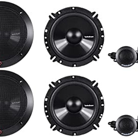 2 Rockford Fosgate Punch P165-SI 240W Peak (120W RMS) 6.5" 2-Way Component System with Internal Crossover