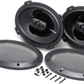 Rockford Fosgate P1694 Car Speaker 300W Peak, 150W RMS 6x9" 4-Way Punch Series Full Range Coaxial Speakers